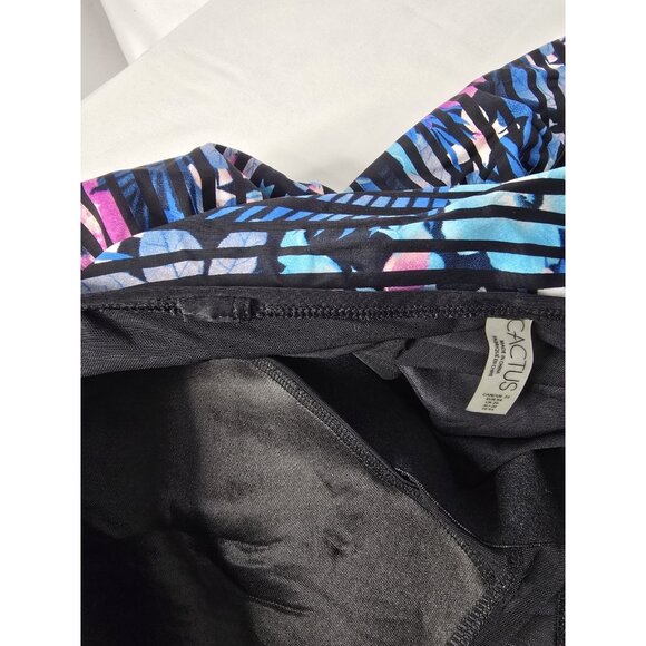 Womens Floral Multicolor One Peice Swimsuit Size 22 By Cactus- Missing Strap - Picture 11 of 15